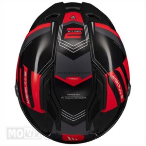 HELM STINGER 2_TRON ZWART/ROOD (Maat M) - Afbeelding 7