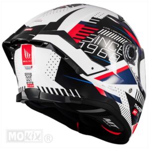 Helm Thunder4 SV_LUMINENCE Blue/White/Red Gloss (Maat S) - Afbeelding 4