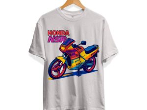 T-shirt Honda NSR multicolor wit