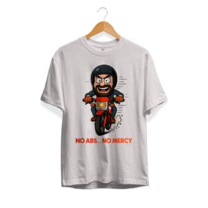 T-shirt No ABS, No Mercy wit