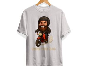 T-shirt Ride the 80s wit