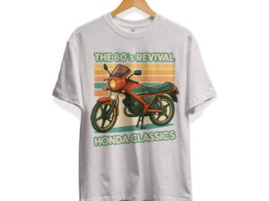 T-shirt The 80s Revival Honda Classics wit
