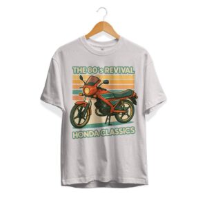 T-shirt The 80s Revival Honda Classics wit