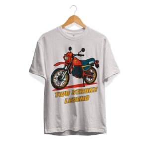 T-shirt Two Stroke Legend wit