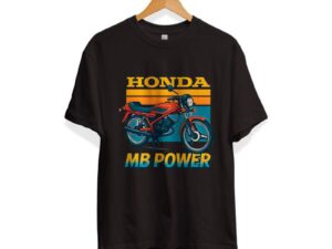 T-shirt Honda MB Power zwart