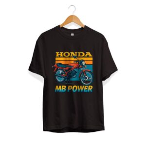 T-shirt Honda MB Power zwart