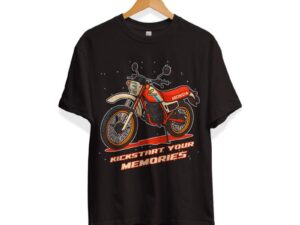 T-shirt Kickstart Your Memories zwart