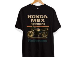 T-shirt Honda MBX Rothmans zwart