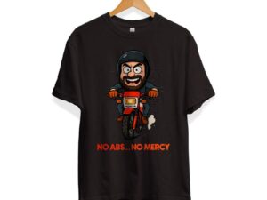 T-shirt No ABS No Mercy zwart