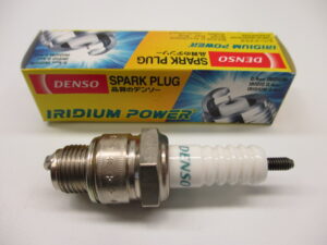 Bougie korte schacht Iridium high power DENSO (voor opgevoerde en standaard motoren, betere vonk geeft meer power!)