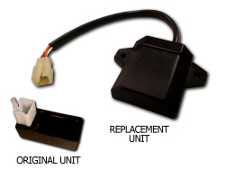 Programmeerbare onbegrensde CDI CD10001D-1CP Honda MB / MT / MBX / NSR / MTX