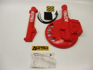 Voorvork kappen rood Honda MTX80R2, MTX125R, MTX200R NOS (ACERBIS)