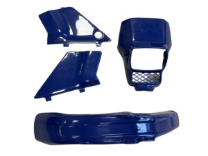 4-delig kappenset compleet als restauratieset Honda MT5 AD01 PB182 1990-1992 Licht blauw zadel