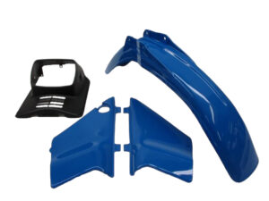 4-delige kappenset Honda MT PB109 Petrol Blue Model 1979-1983 (incl. Koplampspoiler)