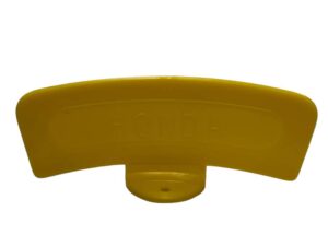 Spatbordplaatje geel bromfiets HONDA