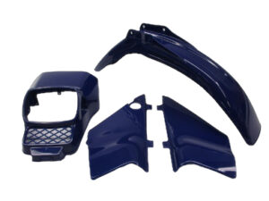 4-delige kappenset  Honda MT PB182 Florida Blue Model vanaf 1990 (incl. Koplampspoiler)