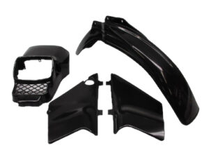 4-delige kappenset  Honda MT NH1 Black Model 1988 en model  vanaf 1990 (incl. Koplampspoiler)