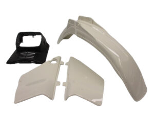 4-delige kappenset Honda MT NH24 Ceramic White Model 1979-1983 (incl. Koplampspoiler)