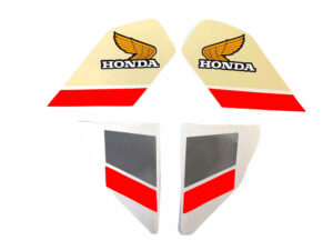 Stickerset zijkappen incl. strepen en koplampspoiler (excl. tankstickers) Honda MTX OT AD04, HD06 Rood R110